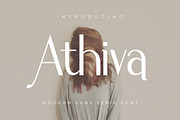 Athiva, a Sans Serif Font by Rishsketch (Thumbnail 1 of 13)