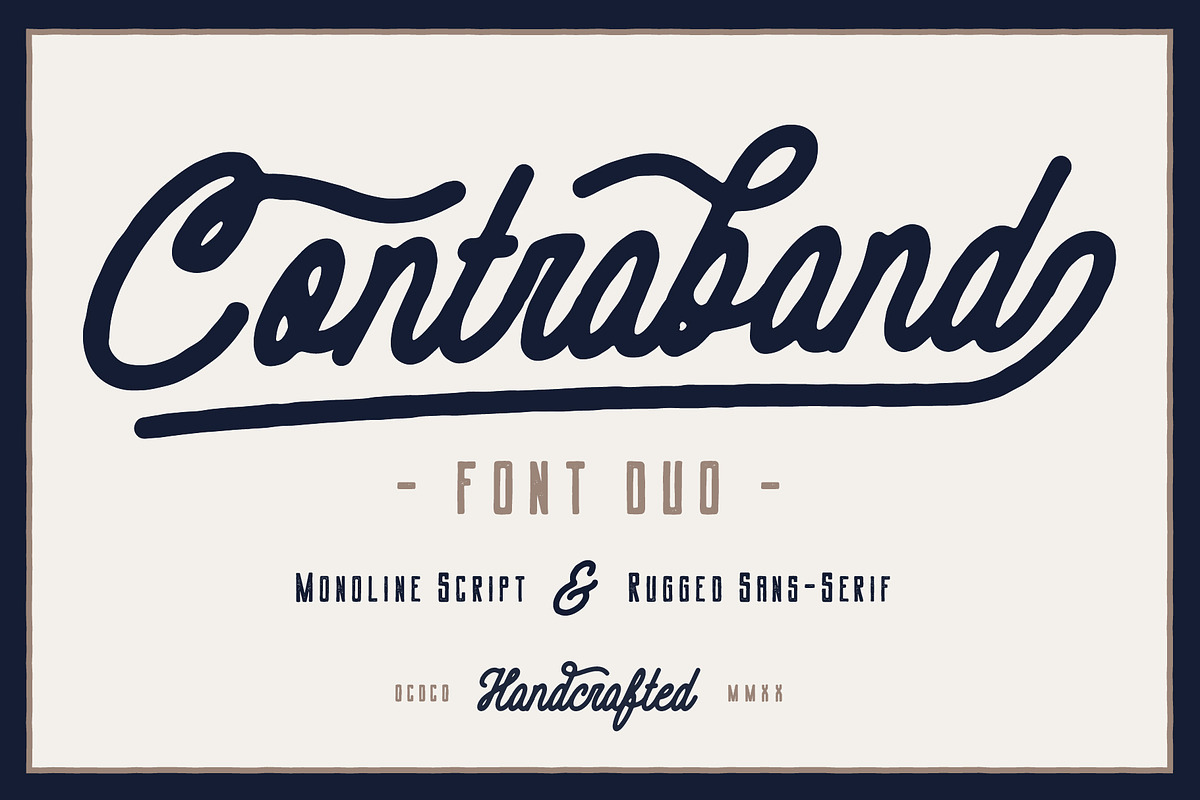 Contraband - Font Duo