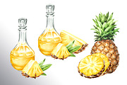 Tropical Pineapple. Hand painted, a Food Illustration by Daria Ustiugova (Thumbnail 14 of 28)