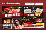 True Crime Documentary YouTube Thumb, a Social Media Template by twinstd (Thumbnail 1 of 4)