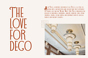 DECOHEAD Serif Elegant Art Deco Font, a Font by Headfonts (Thumbnail 3 of 10)