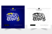 Teacher's Day Post Banner Design, a Social Media Template by Tahnix Creative (Thumbnail 7 of 11)