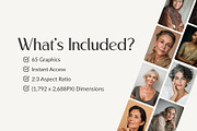 Ageless Beauty Mature Women Photos, a Person Photo by HipFonts (Thumbnail 9 of 9)