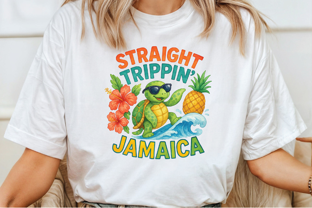 Straight Trippin’ Jamaica, an Illustration by Craft Nest (Photo 2 of 5)