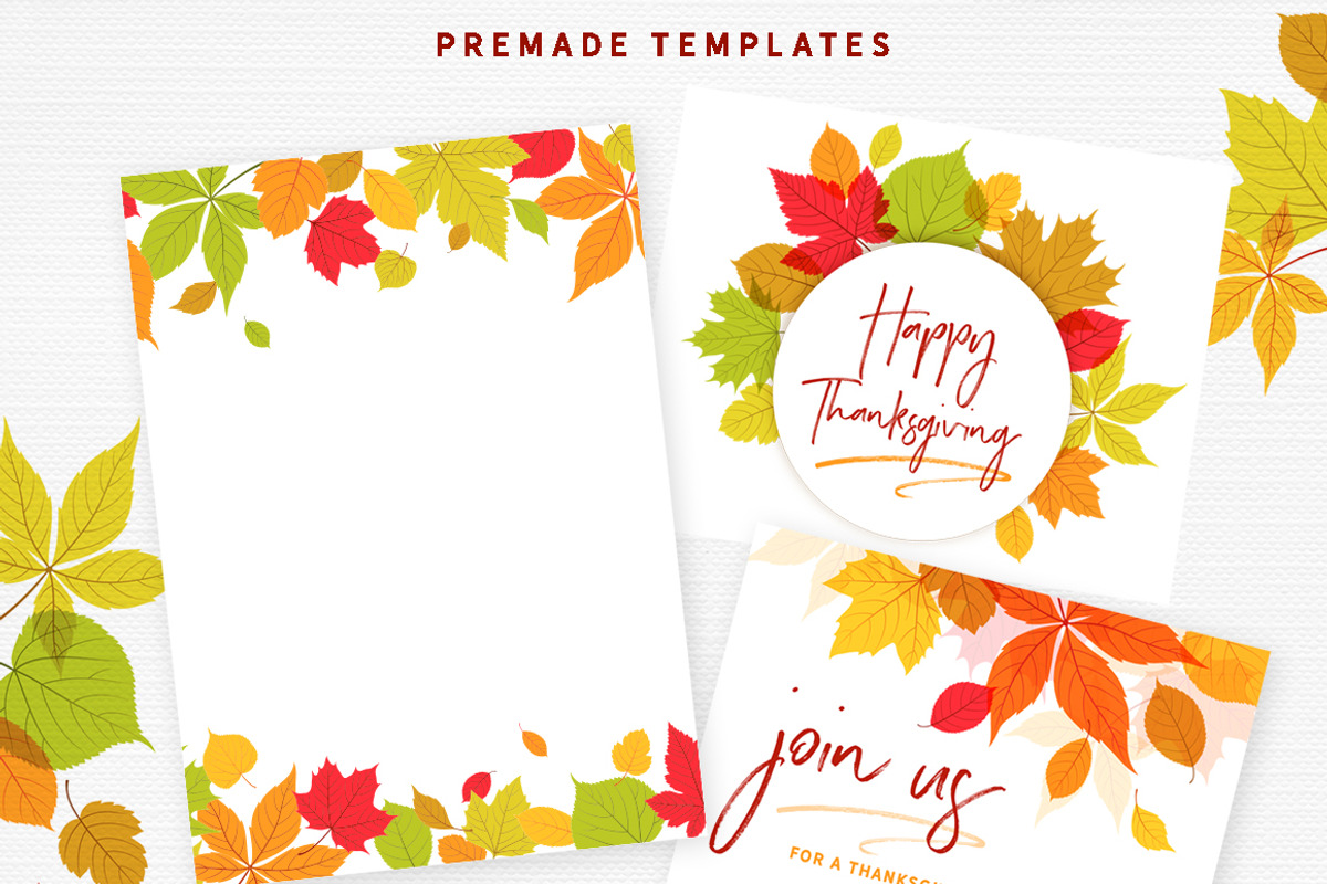 Autumn Design Kit, a Templates & Theme by Mxtama (Photo 2 of 4)