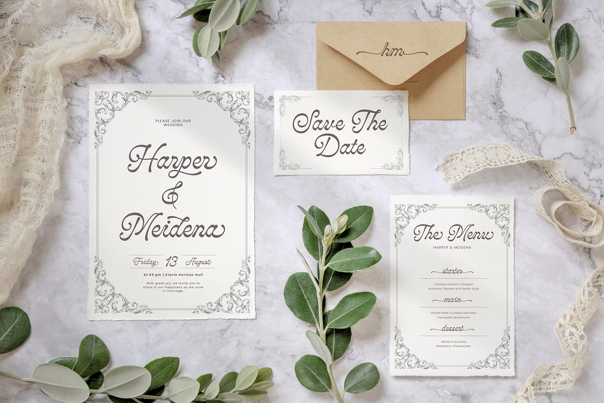 Monthera - Classy Script Font, a Font by Sronstudio (Photo 6 of 17)