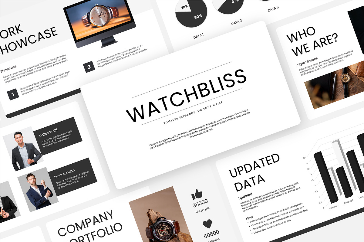 Minimalis Watch Keynote Presentation, a Presentation Template by Kren Studio (Photo 6 of 9)