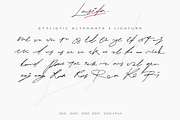 Lousita | Signature Script, a Script Font by Mozyen Studio (Thumbnail 7 of 12)