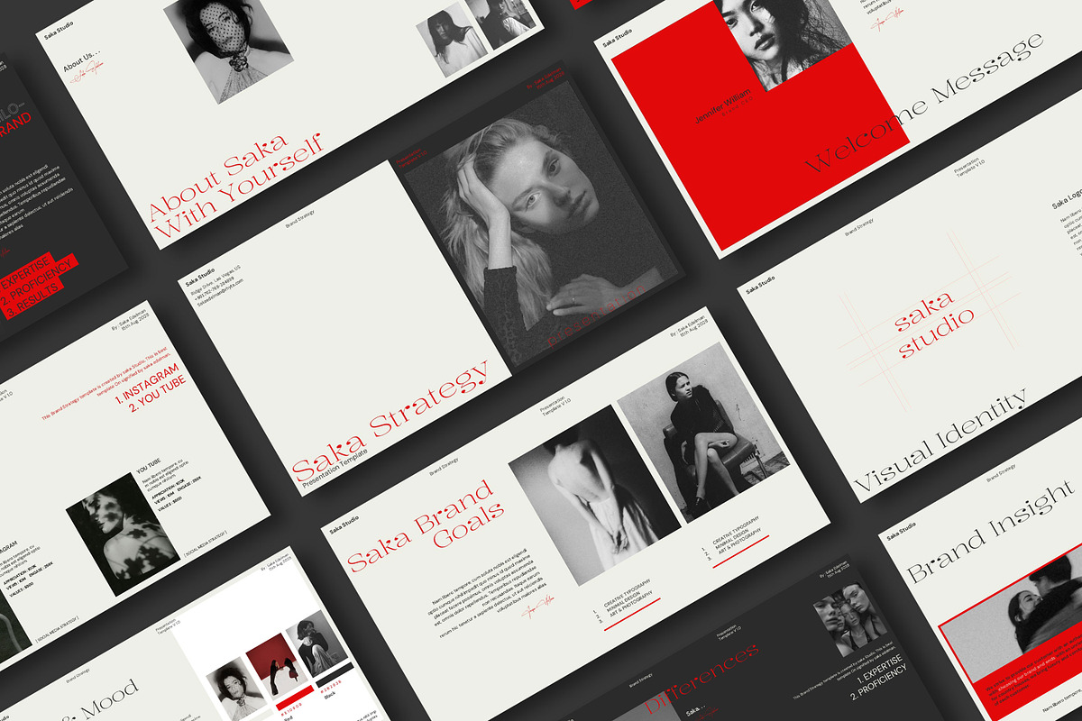 SAKA | Brand Strategy Template, a Presentation Template by Graphpexel (Photo 7 of 11)