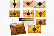 Magic Fantasy Envelopes Cliparts, an Object Illustration by ThatsDesignArt (Thumbnail 6 of 10)