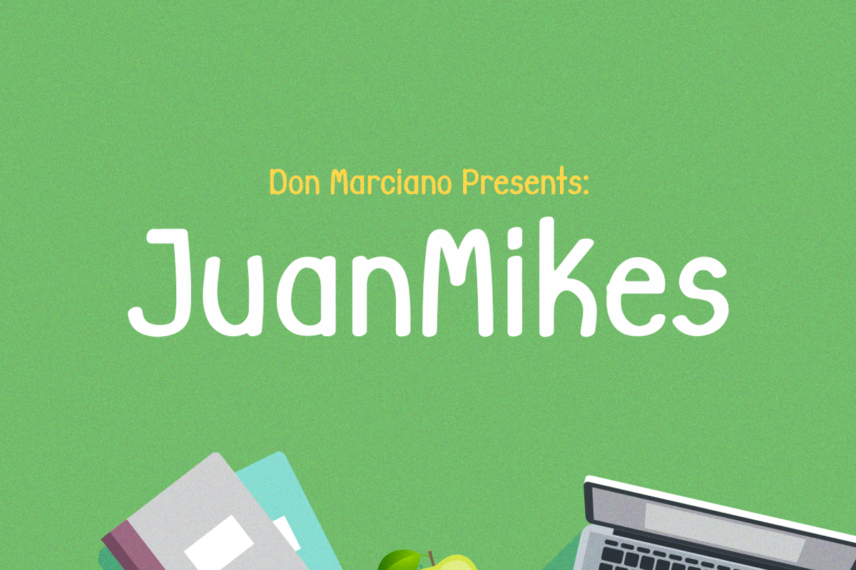 JuanMikes, a Handwritten Font by DonMarciano (Photo 1 of 6)