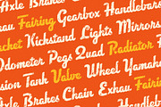 Vilanders - Vintage Stamp Font, a Script Font by Edignwn Type (Thumbnail 7 of 10)