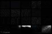 20 Realistic Rain Overlays, a Texture Graphic by youtoview (Thumbnail 2 of 9)