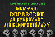 Nights Side - Creepy Display, a Handwritten Font by Letterhend Studio (Thumbnail 7 of 8)