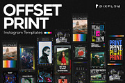 Offset Print Instagram Posts and Sto, a Social Media Template by Pixflow (Thumbnail 1 of 5)