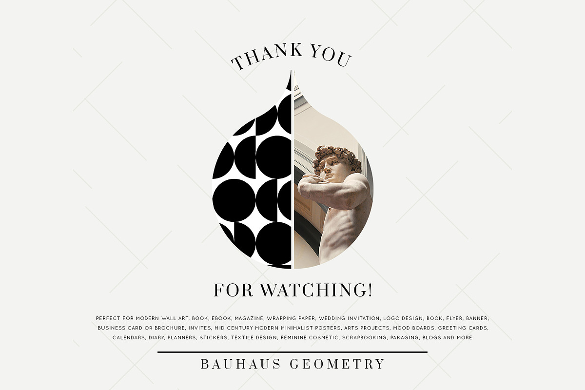 BAUHAUS GEOMETRY SEAMLESS PATTERNS, a Texture Graphic by Creativemaker (Photo 11 of 12)