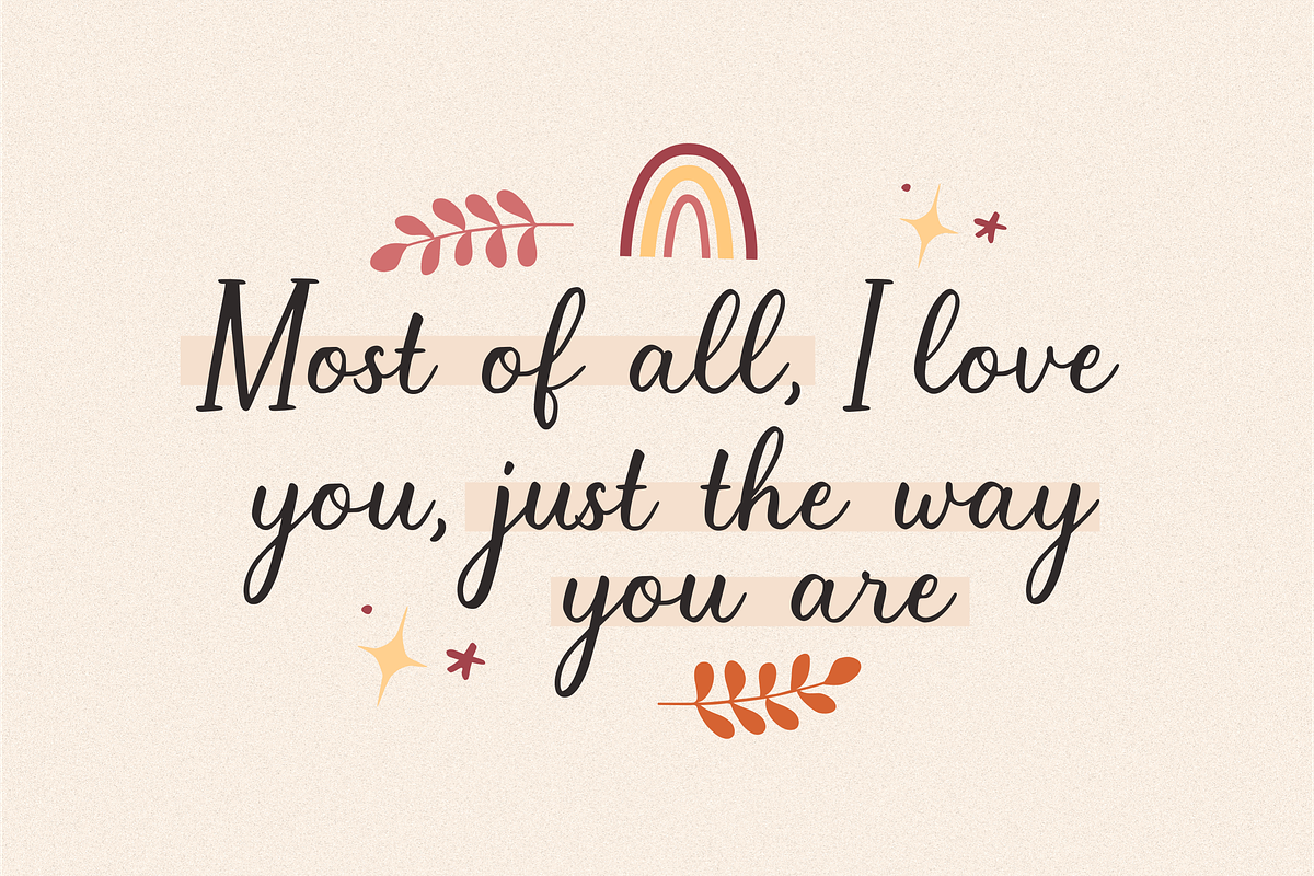 Anything Moment Charming Script Font, a Script Font by Allouse Studio (Photo 8 of 10)