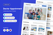 DoctorInn - Doctor Landing Page, a Landing Page Template by productype1 (Thumbnail 1 of 5)