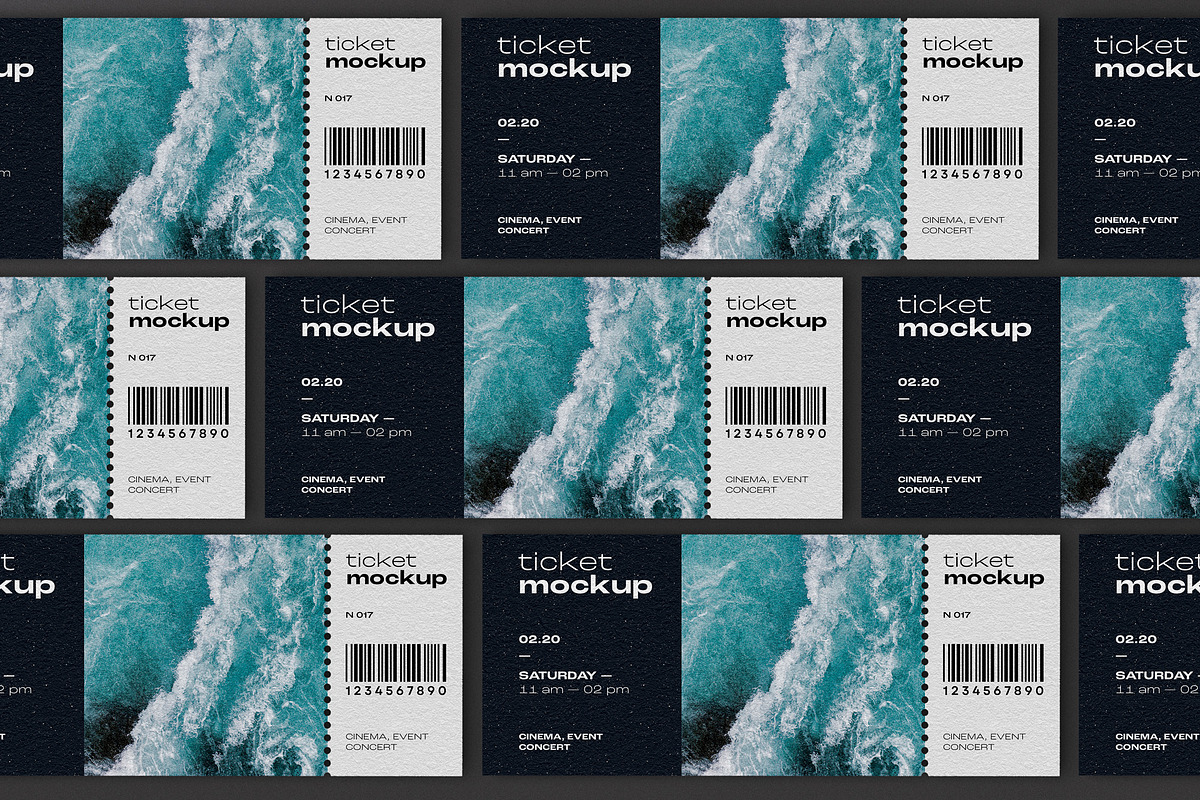 Ticket Mockup, a Product Mockup by dpi (Photo 10 of 10)