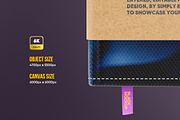Notebook in craft  packaging mockup, a Packaging Mockup by BlackMockup (Thumbnail 3 of 10)