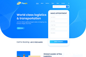 Peon - Logistic PSD Template