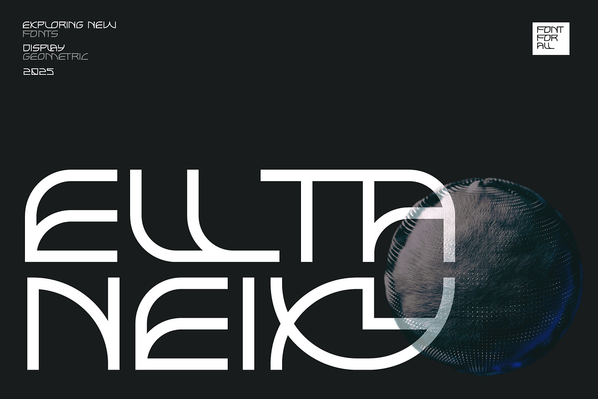 Elltaneixy – Futuristic Sci-Fi Font, a Font by Erifqizefont (Photo 1 of 15)