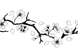 Pattern with spring flowers., an Illustration by incomible