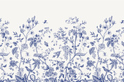 BLOOM. Chinoiserie inspired. B&W, a Decorative Illustration by olga.korneeva (Thumbnail 9 of 11)