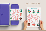 Christmas village games kit for kids, an Education Illustration by Lexi Claus (Thumbnail 4 of 15)