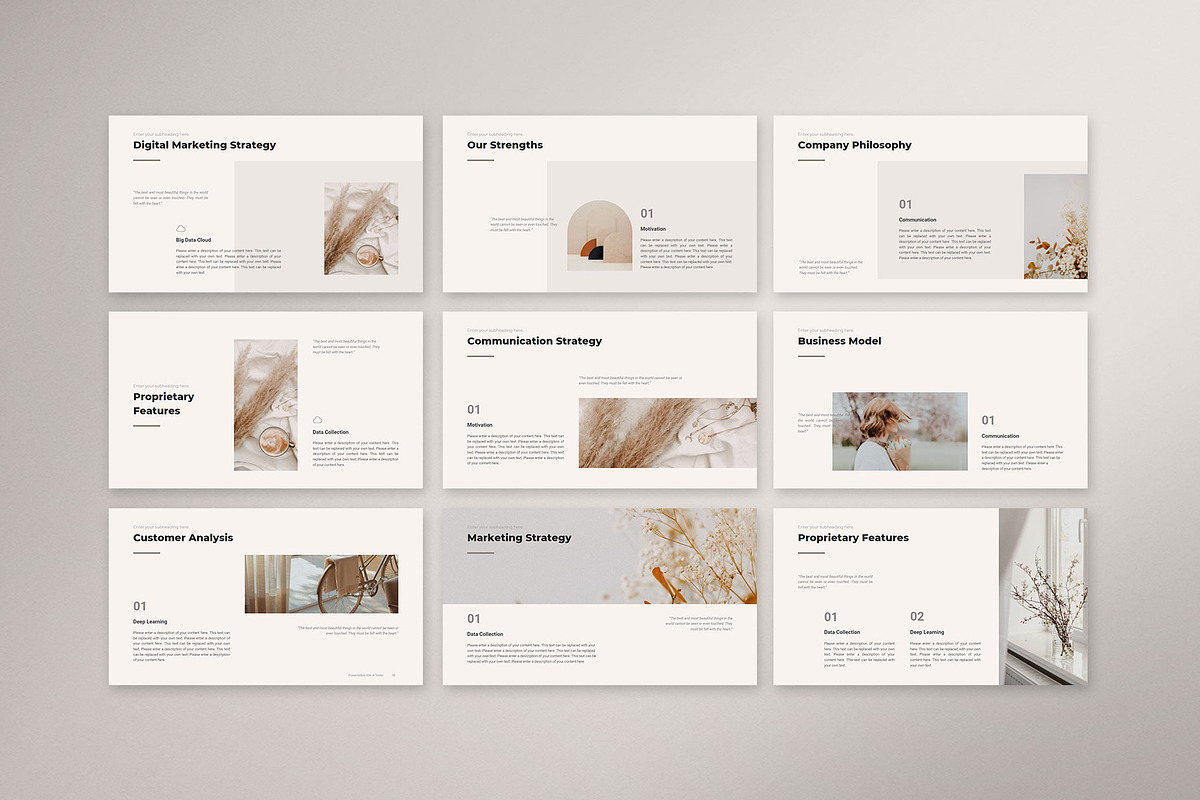 Simple Business Presentation CANVA, a Presentation Template by CreativityForest (Photo 8 of 17)