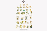 sunflower cottagecore clipart set, a Decorative Illustration by Patishop Art (Thumbnail 9 of 10)