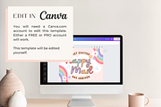 Retro Thank You Card Canva Template, a Card Template by Summit Avenue (Thumbnail 4 of 7)