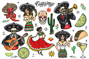 Cinco de Mayo illustrations, a Branding & Logo Template by DGIM studio (Thumbnail 3 of 11)