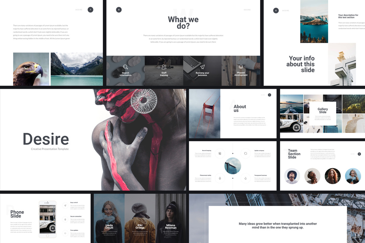 Desire Keynote Template + GIFT, a Presentation Template by Vladislav Muslakov (Photo 2 of 11)