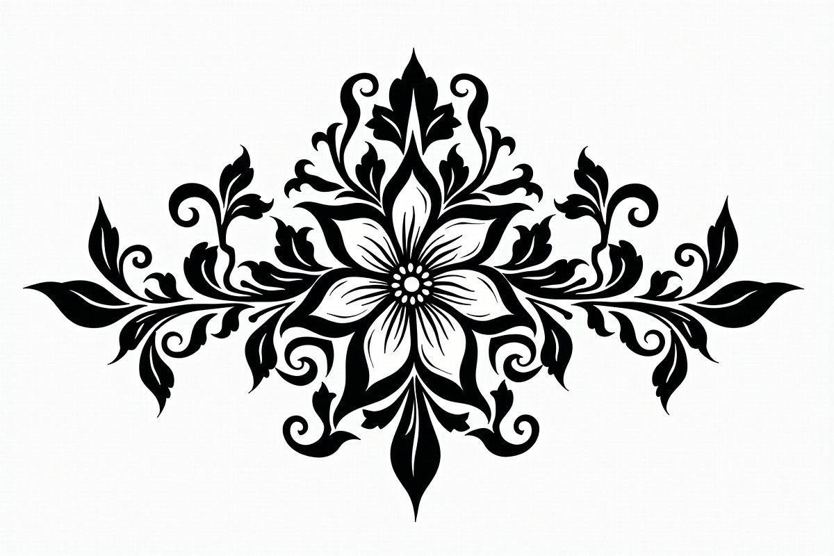 Elegant Floral Ornament Set, an Illustration by BIPLOB EXPERT (Photo 3 of 21)