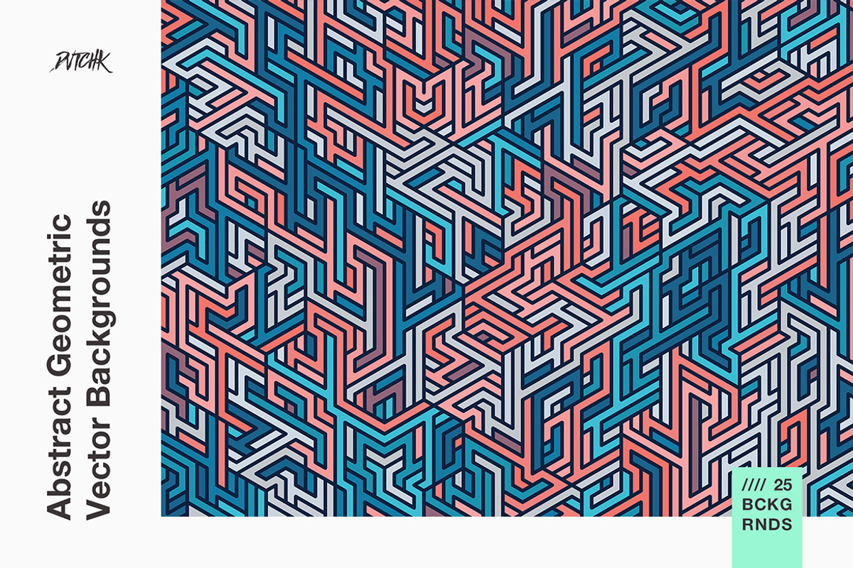 Abstract Geometric Vector Background, a Background Graphic by dvtchk (Photo 12 of 16)
