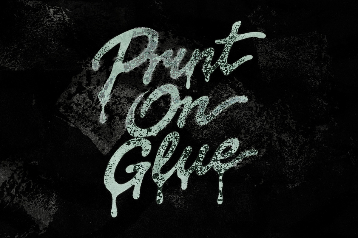 PRINT ON GLUE TEXTURE PACK, a Texture Graphic by Textexp (Photo 1 of 9)