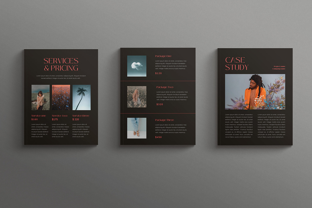 DARK MODE | Media Kit Canva Template, a Magazine Template by Sierra Creative Studio (Photo 7 of 9)