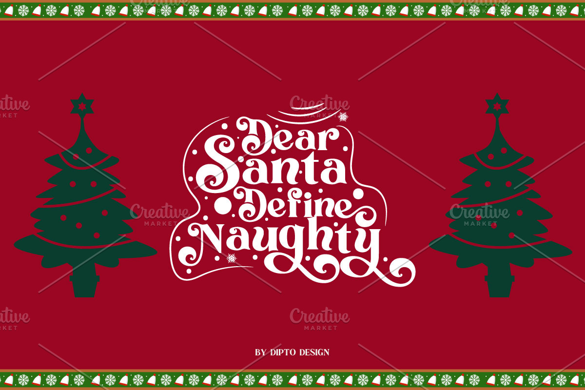 Festal-Christmas Typeface, a Serif Font by Dipto design (Photo 4 of 7)