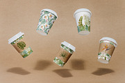 Watercolor Tropical Leaves & Flowers, an Illustration by babenkoirusa (Thumbnail 16 of 17)