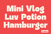 Gengboy Display Typeface - Hitype, a Sans Serif Font by Hitype (Thumbnail 5 of 9)