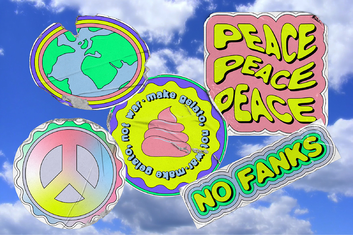 STICKERLAND 2000s Vector Set, an Object Graphic by angelainthefields (Photo 5 of 10)
