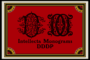 Intellecta Monograms Collection, a Font by Intellecta Design (Thumbnail 5 of 5)