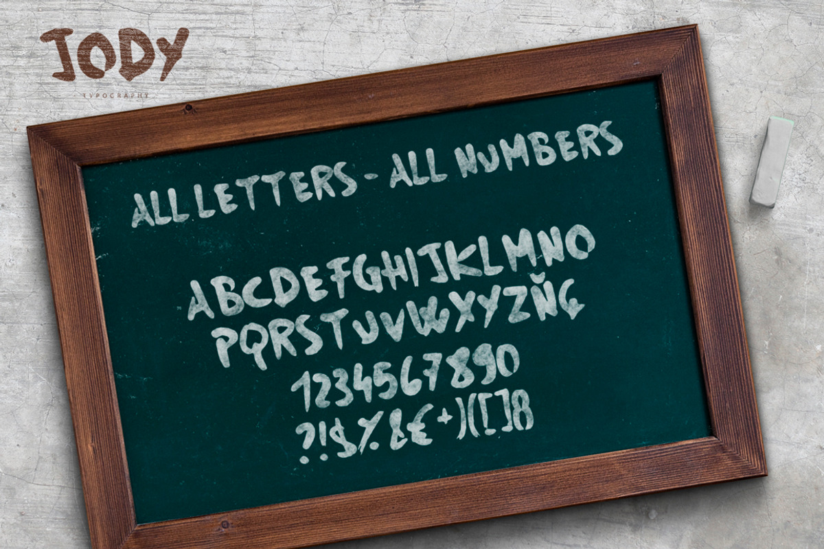 Jody Brush Font | 2$!! preview 5