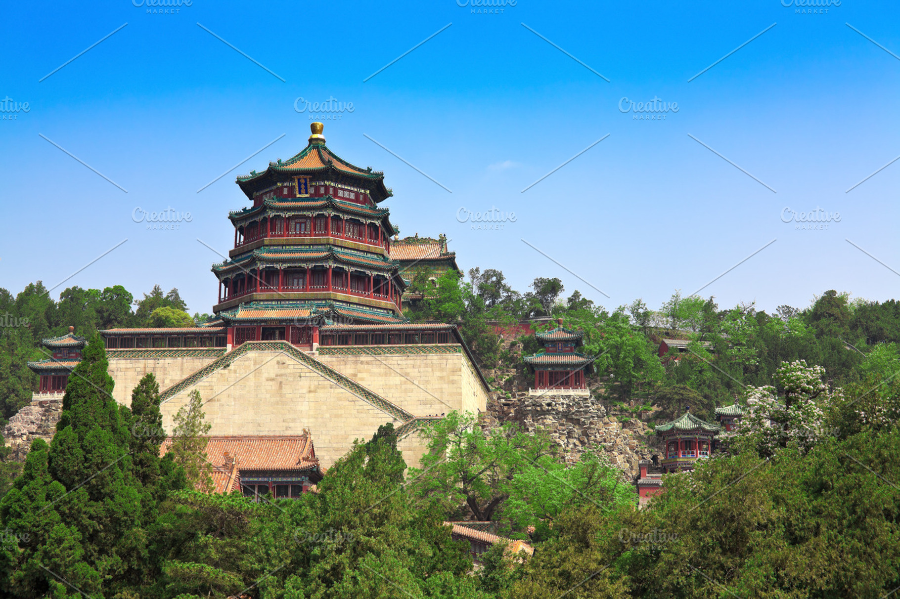 Summer Palace Temple, an Architecture Photo by Vector Tradition