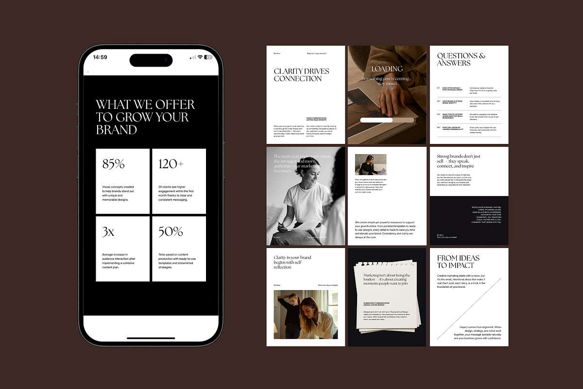 60 Luxury Social Media Templates, a Social Media Template by AnaGrids (Photo 2 of 11)