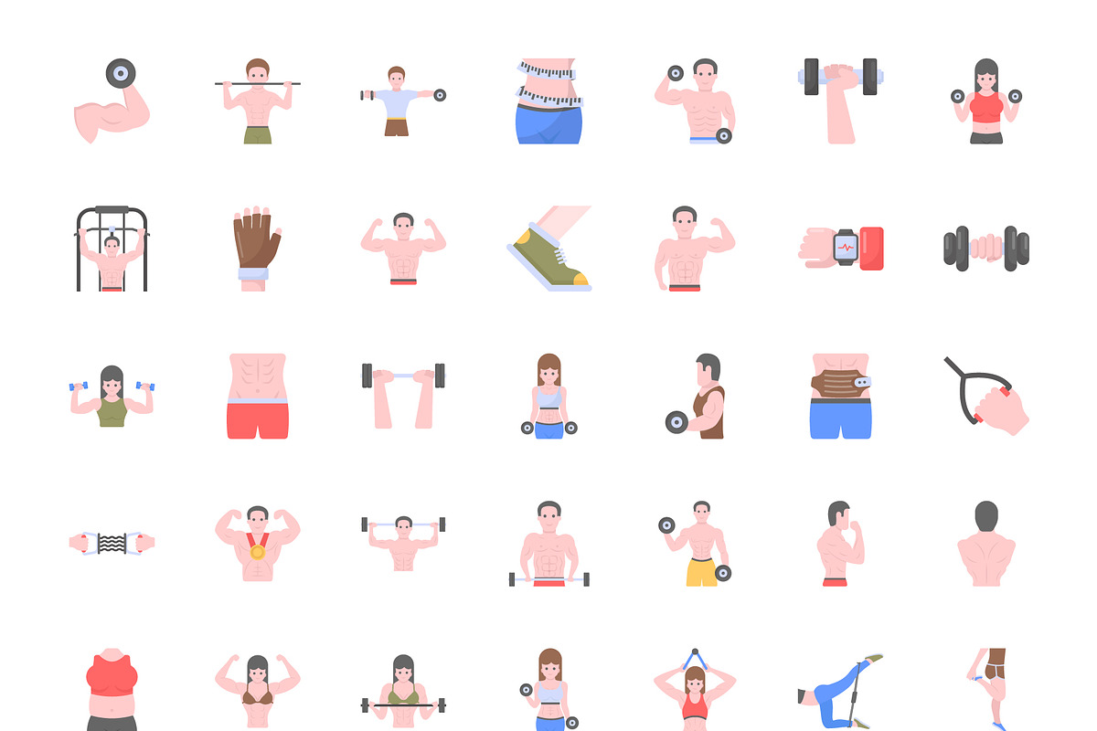 Fitness and Sports Icons, a Duotone Icon by Brickclay (Photo 6 of 6)