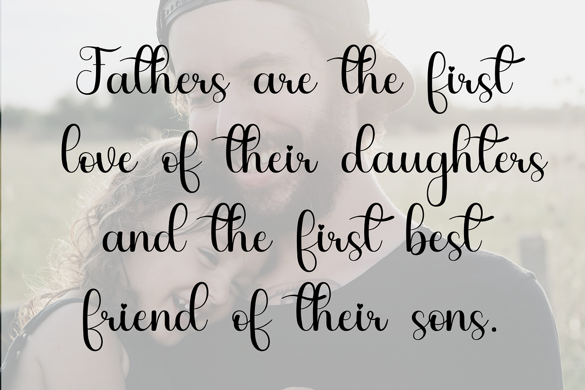 Daddy, a Handwritten Font by FreshTypeINK (Photo 6 of 8)