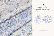 Blue Victorian & Chinoiserie set, a Decorative Illustration by Grace Noboa Illustrations (Thumbnail 6 of 13)