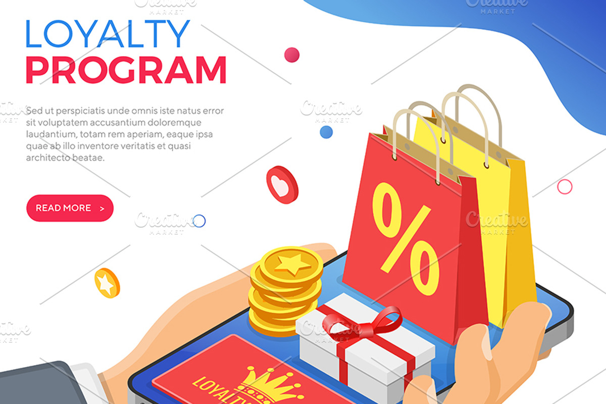 Customer Loyalty Programs Banners, a Person Illustration by TAlex (Photo 5 of 6)